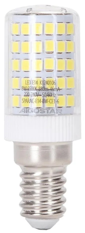 LED Крушка E14/8W/230V 6500K - Aigostar