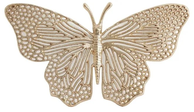 Метална декорация за стена 41x23 cm Butterfly – Light &amp; Living