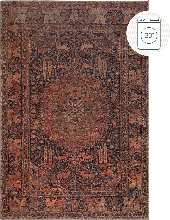 Бордо килим подходящ за пране 190x290 cm Nico Global – Flair Rugs