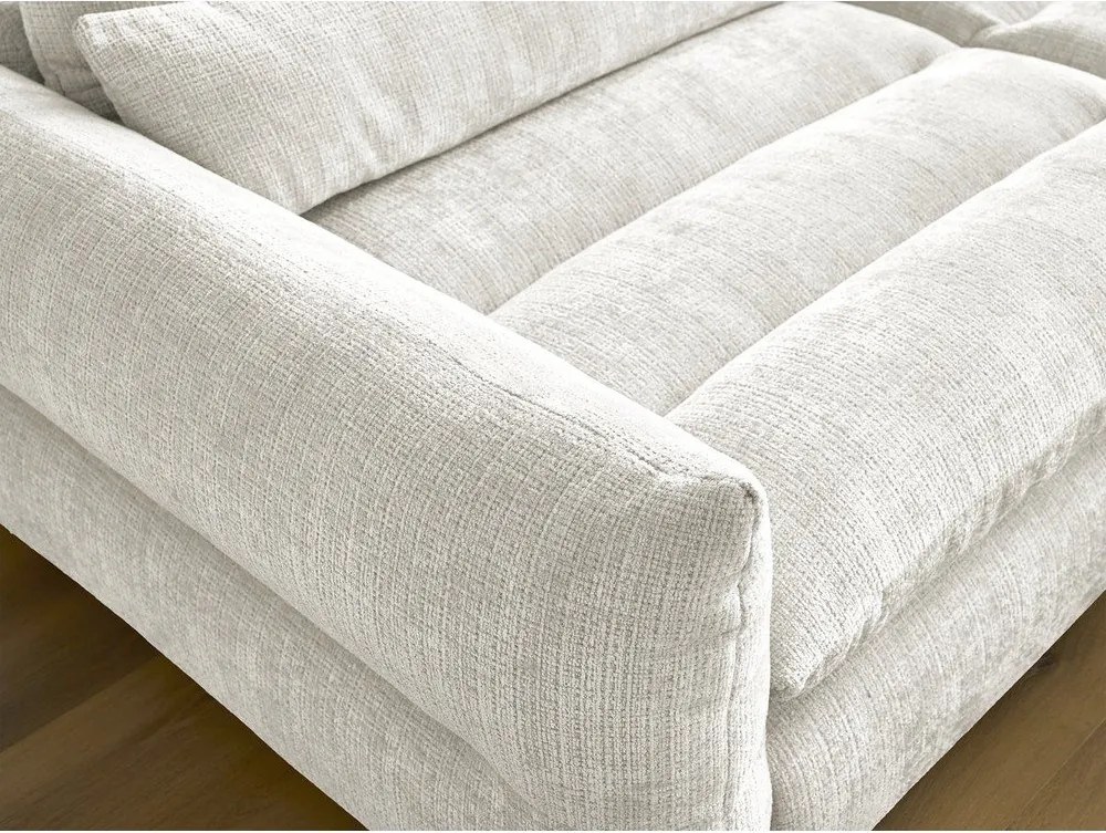 Бял шенилов диван 276 cm Neil – Bobochic Paris