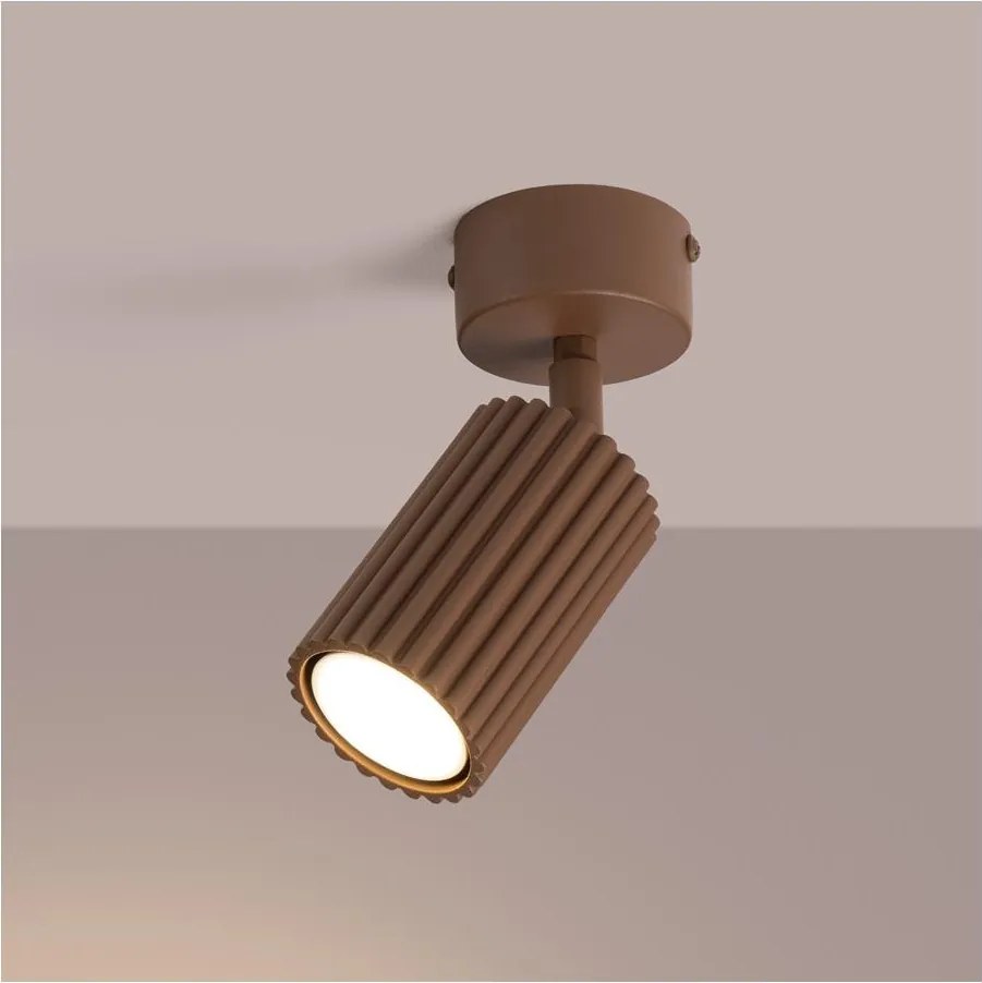 Brilagi - LED точково осветително тяло CRESTO 1xGU10/10W/230V кафяво