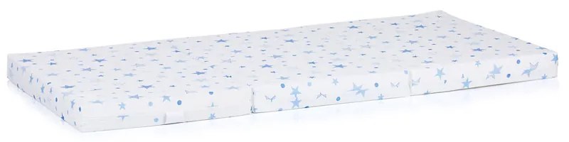 CHIPOLINO Сгъваем матрак 60/120/6 БЯЛ/СИНИ ЗВЕЗДИ