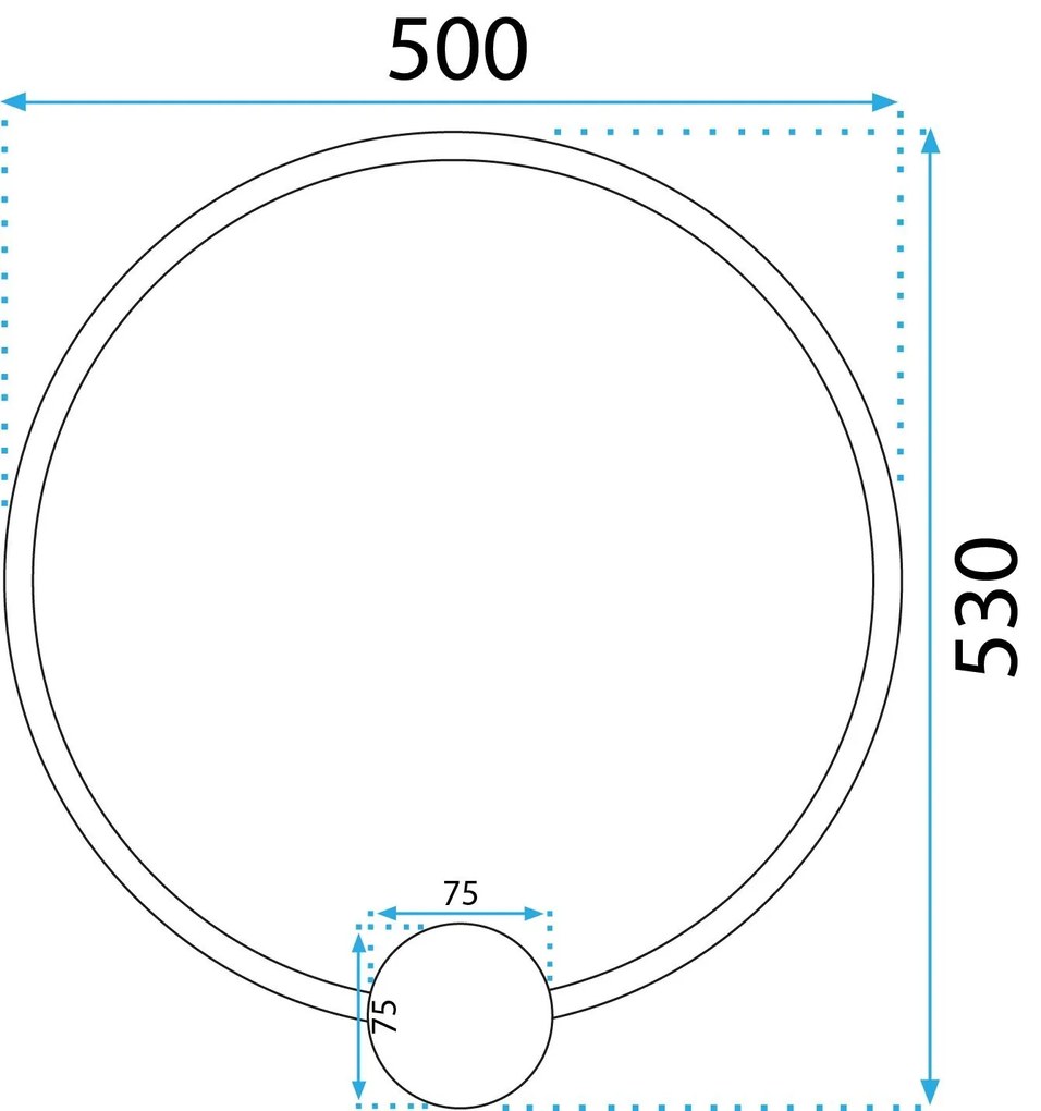 Аплик LED APP1391-CW OLD GOLD 50cm