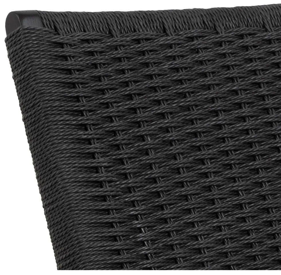 Черно кресло тъкано Carson – Actona