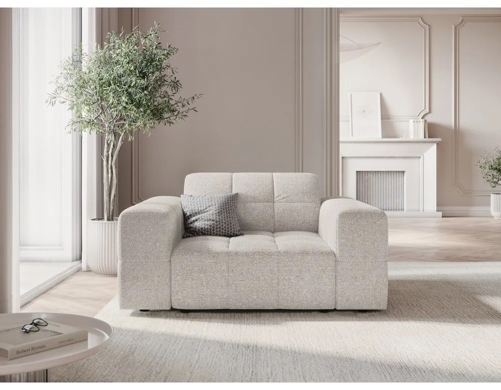 Светлосиво кресло Chicago - Cosmopolitan Design