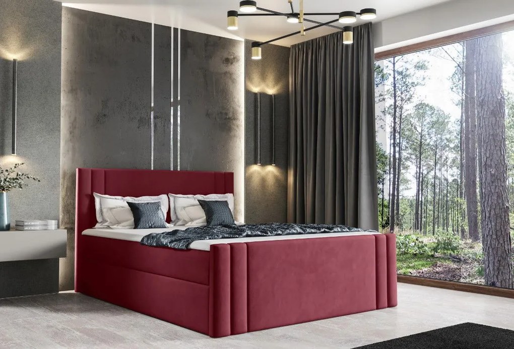 Тапицирано легло Carmen-Kokkino-140 x 200