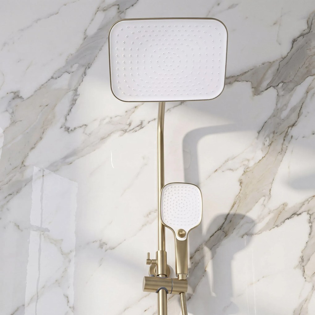 Комплект за душ PREMIUM Rea Como M1 Brush Gold