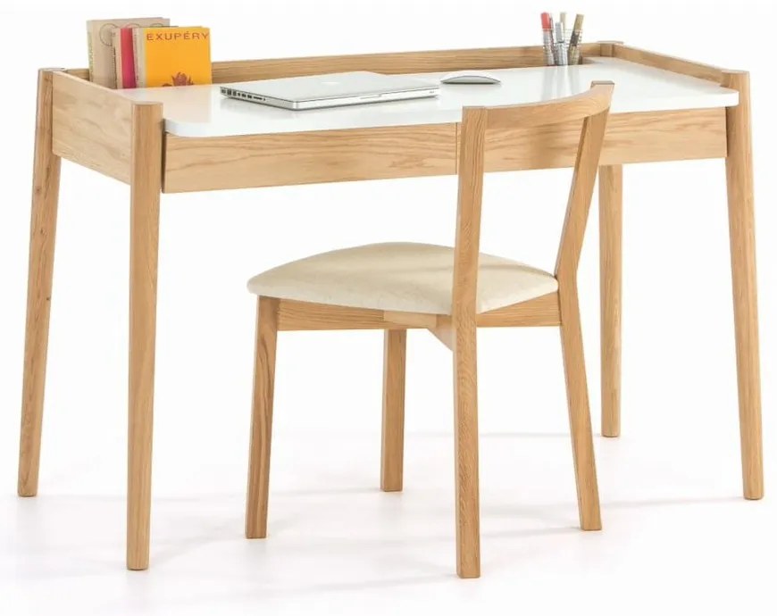 Работна маса и две чекмеджета Feldbach - Woodman