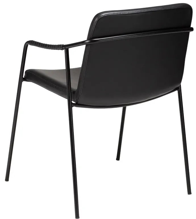 Стол за хранене от черна изкуствена кожа Boto - DAN-FORM Denmark