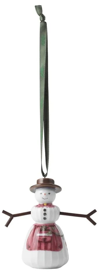 Порцеланова ръчно рисувана Коледна украса ø 4,5 cm Hammershøi Snowwife – Kähler Design