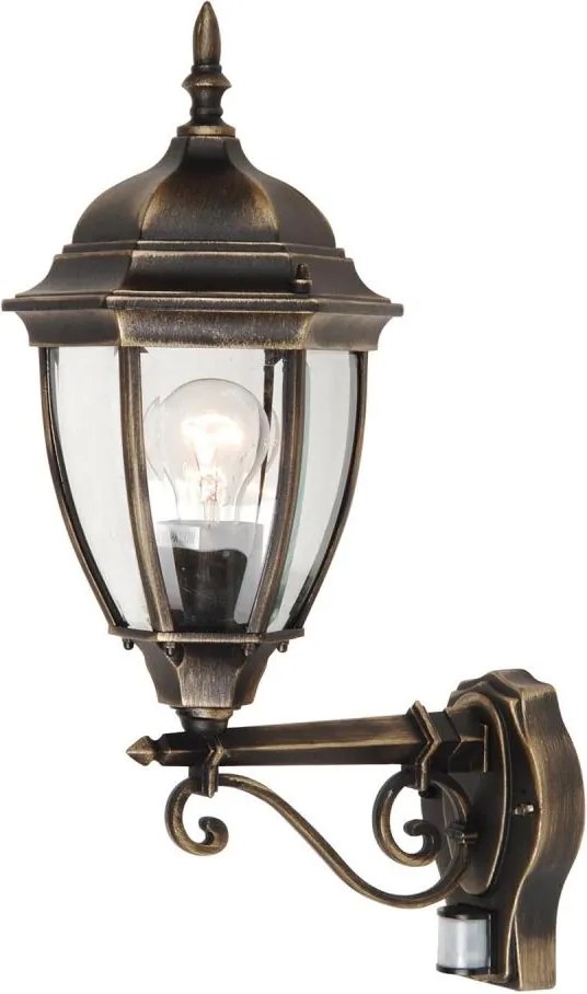 Rabalux 8380 - Екстериорна лампа на сензор TORONTO 1xE27/100W/230V IP44