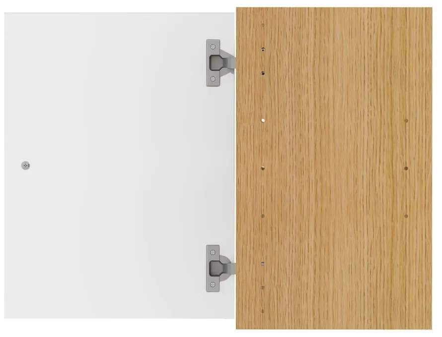 Бял компонент с врата 33x43 cm Z Cube - Tenzo