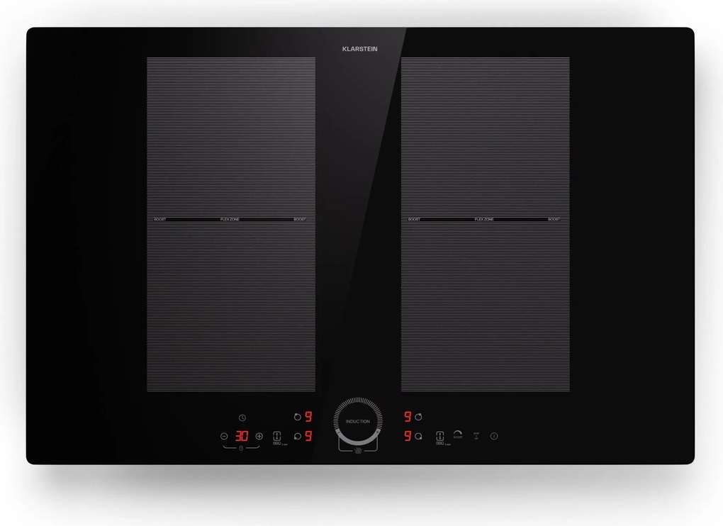 Klarstein Delicatessa 77 Flex, индукционен плот за вграждане, 4 зони, 7000W, стъклокерамика