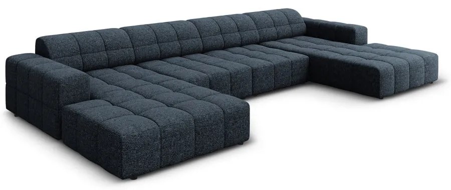 Син ъглов диван (U-образен) Chicago - Cosmopolitan Design