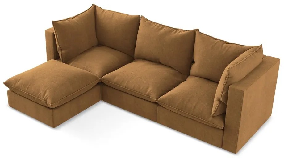 Теракотен ъглов диван (ляв ъгъл) Manao – Makamii