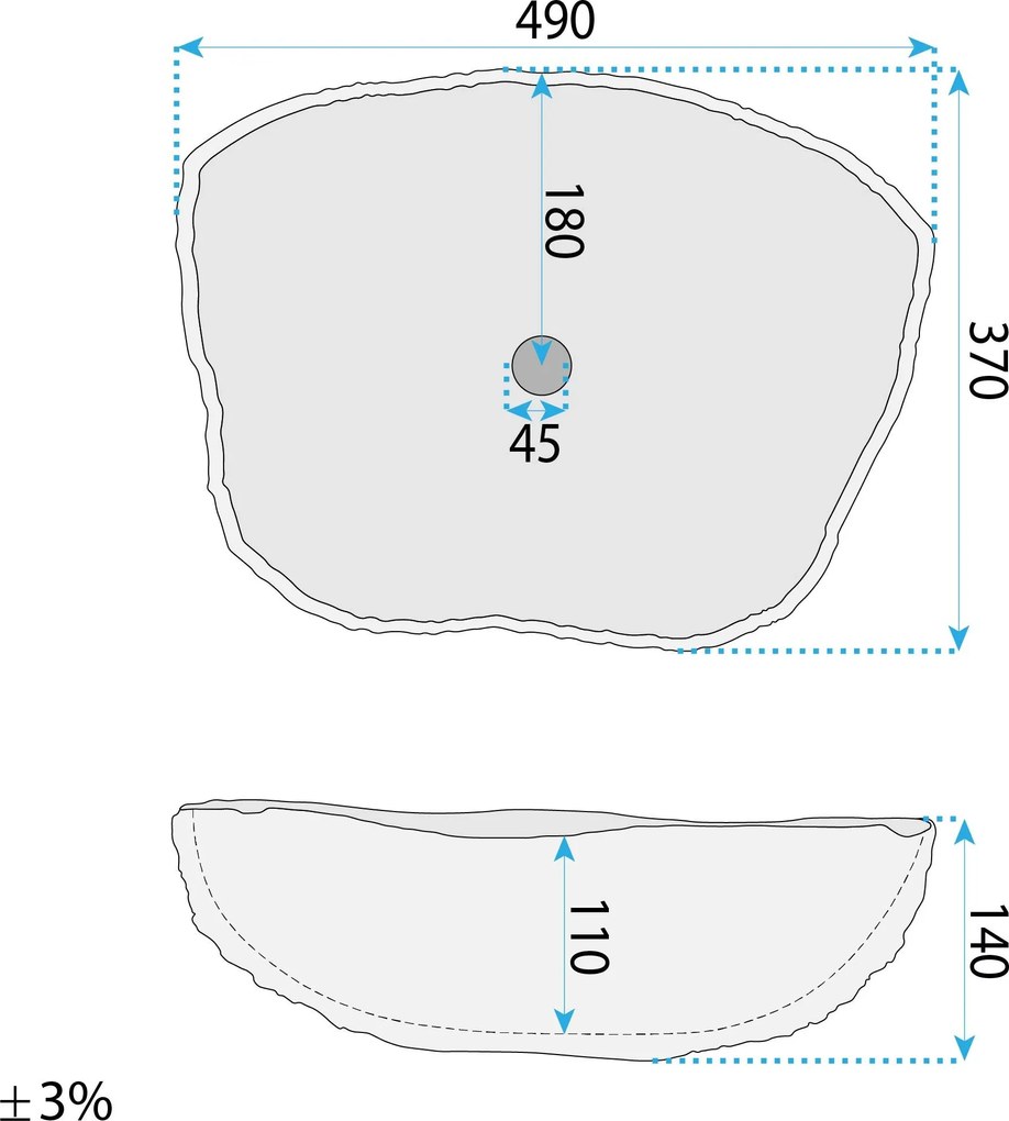 Умивалник за плот Isla Shiro