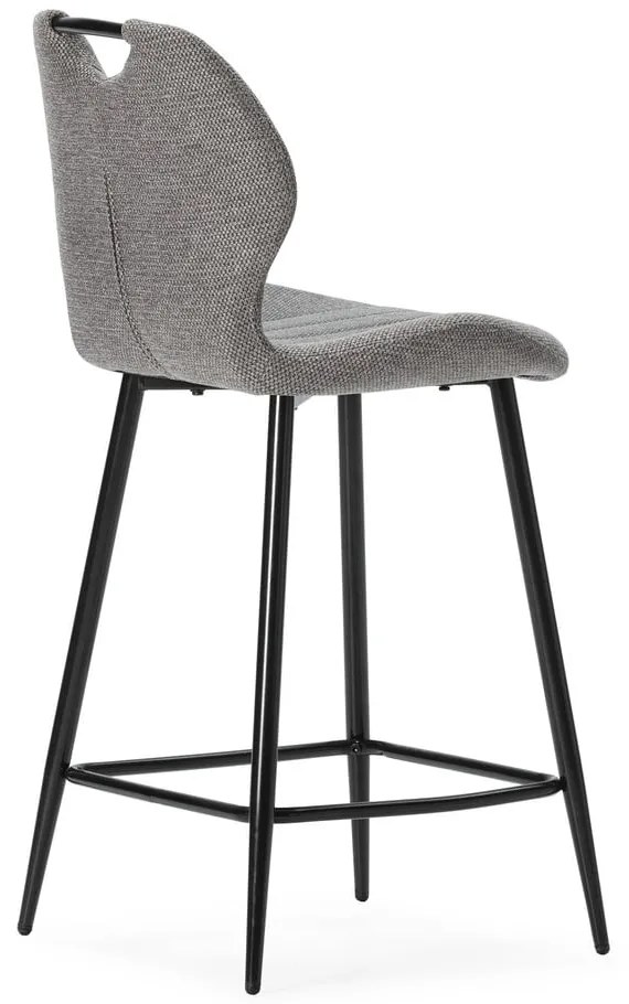 Сиви бар столове в комплект 2 бр. (височина на седалката 65 cm) Muli – Marckeric