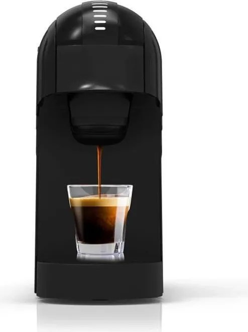 Разопакован: Еспресо машина 7в1 Crown CCM-1530B, 1400 W, 20 bar, 0.9 л, 7 адаптера, LED индикатори, Контрол дължината на кафето, Черен