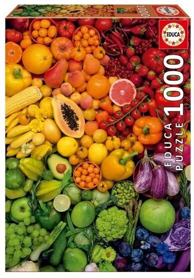 Пъзел, Educa, Витамини, 1000 части