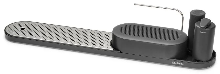 Сива пластмасова стойка за препарати SinkStyle – Brabantia