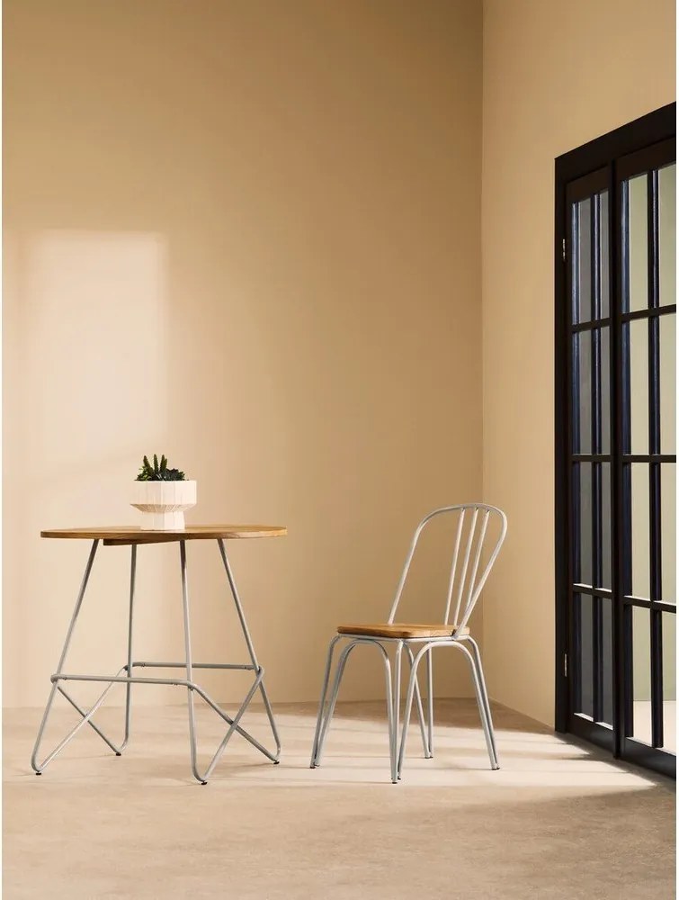 Кръгла трапезна маса от масивен бряст ø 80 cm District – Premier Housewares