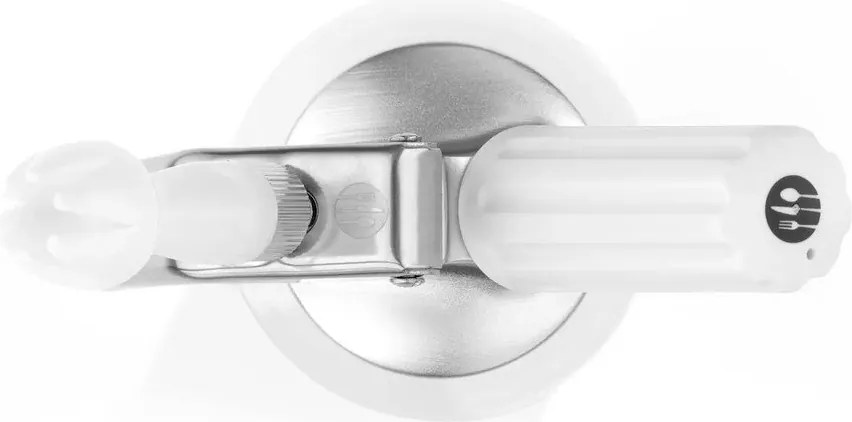 Бяла алуминиева бутилка за бита сметана , 1 л Kitchen Line - Hendi