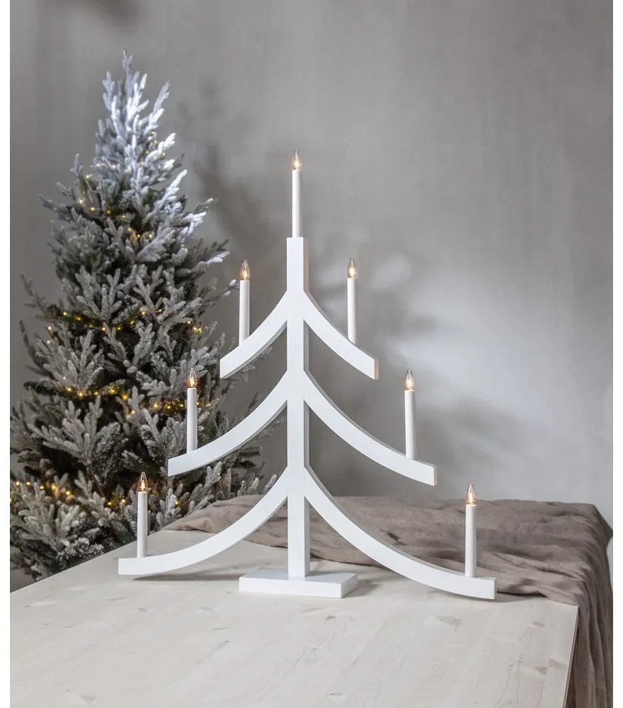 Бяла коледна светлинна украса Pagod – Star Trading