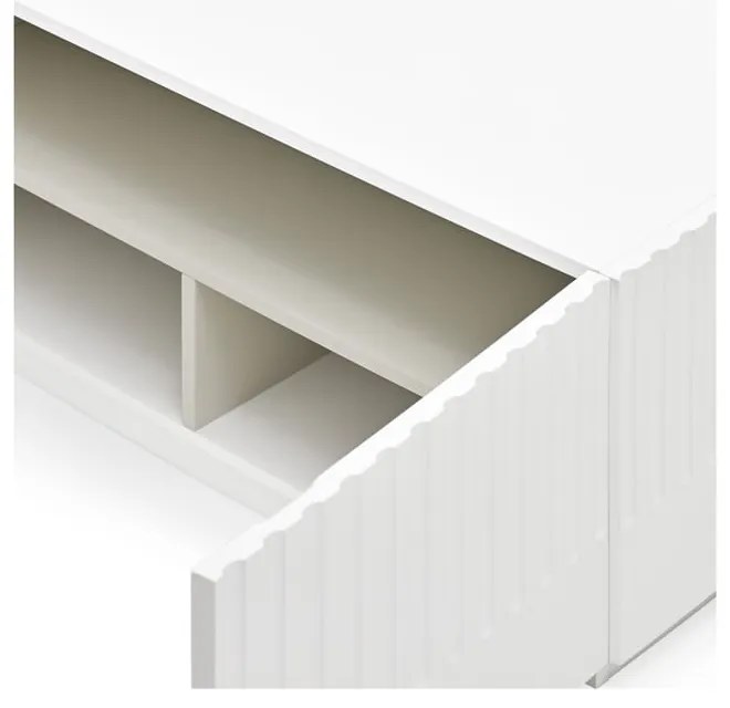 Бял скрин за телевизор Doric - Teulat