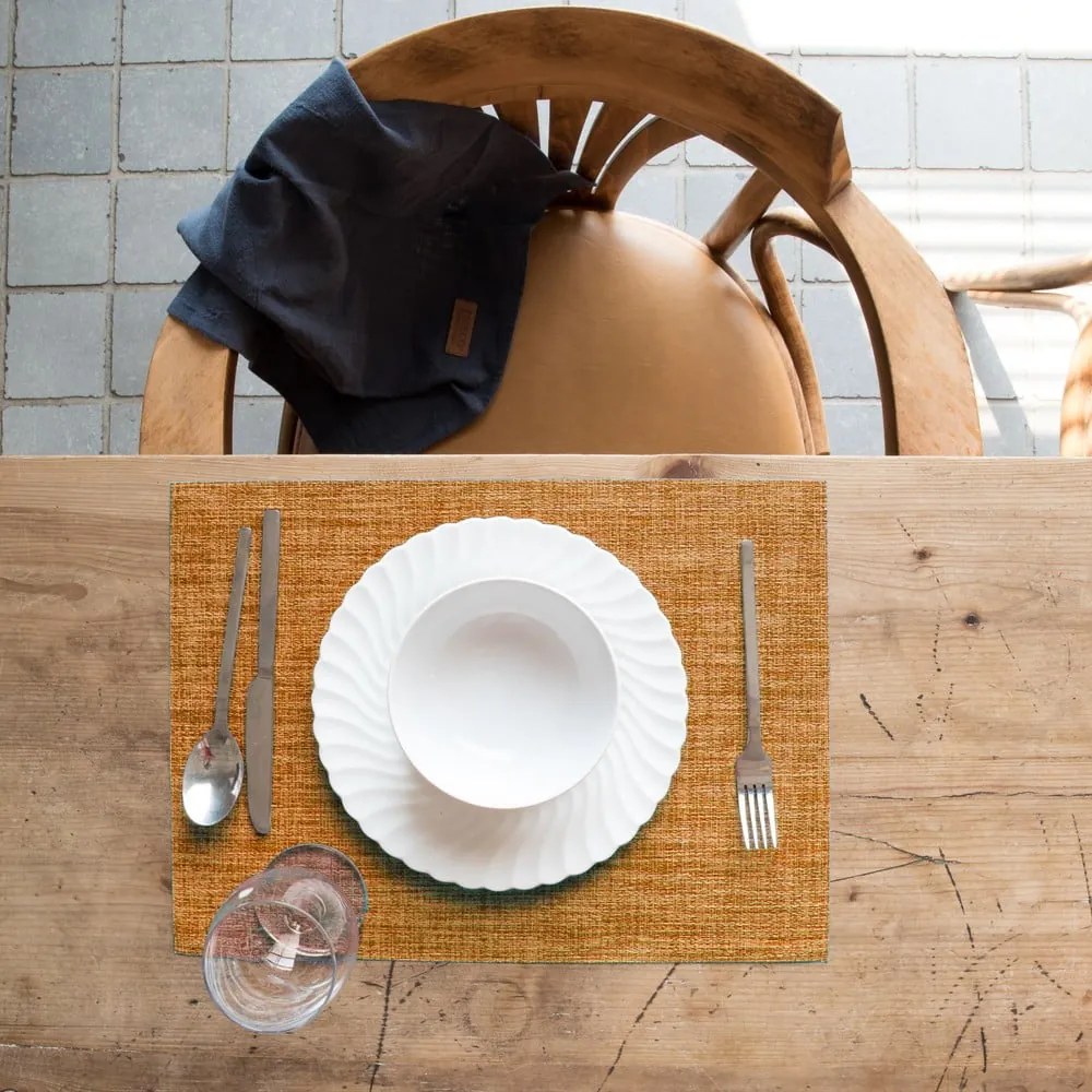 Кафява подложка за хранене , 45 x 33 cm - Tiseco Home Studio