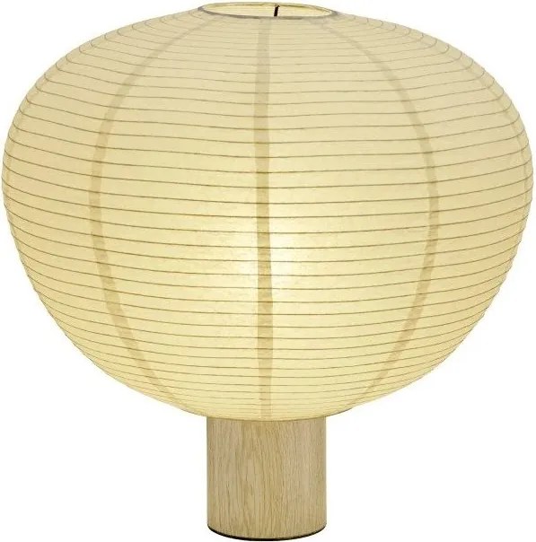 Бяла/в естествен цвят настолна лампа с хартиен абажур (височина 45 cm) Kami – Blomus