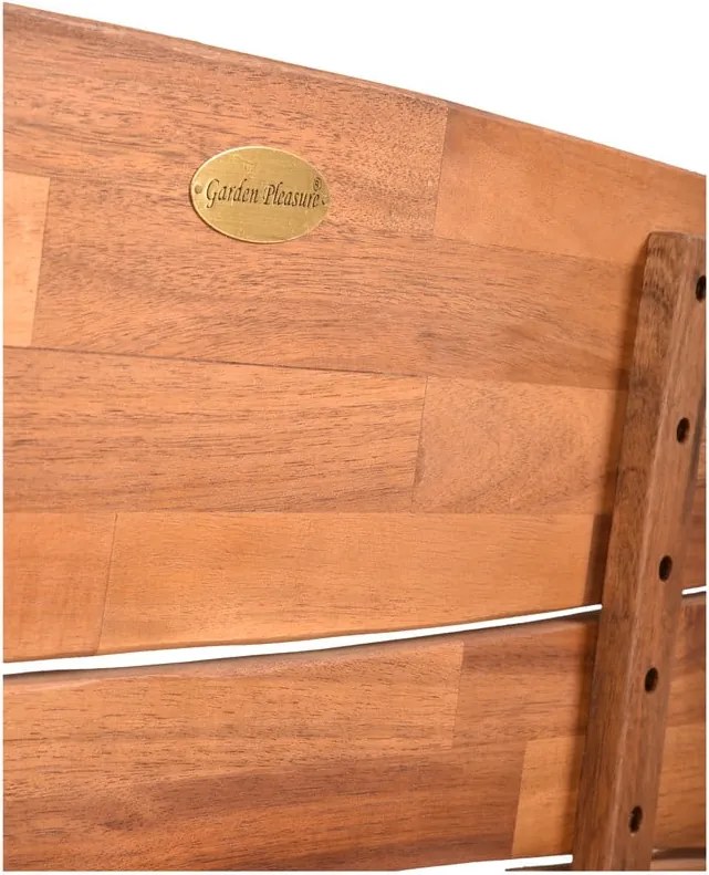 Кафява градинска пейка от масивно дърво Hadia – Garden Pleasure