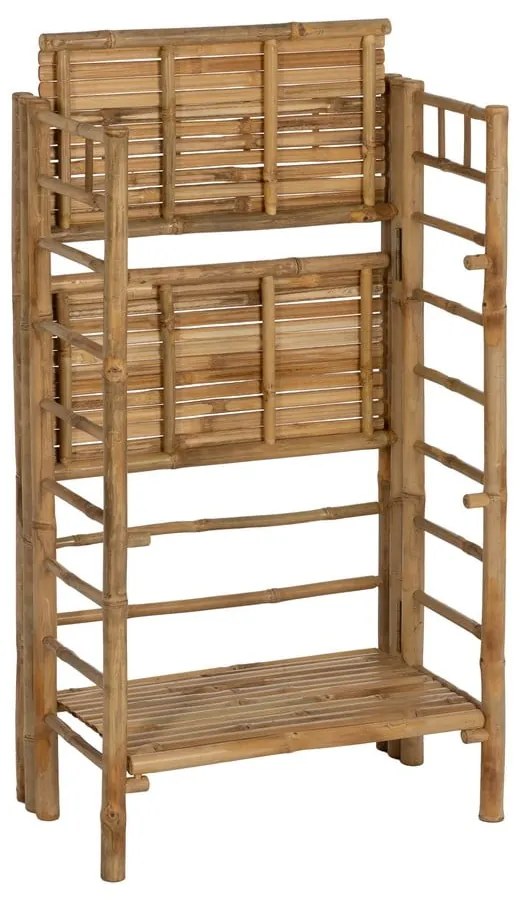 Бамбуков стелаж в естествен цвят 61x104x34 cm Manali – Ixia
