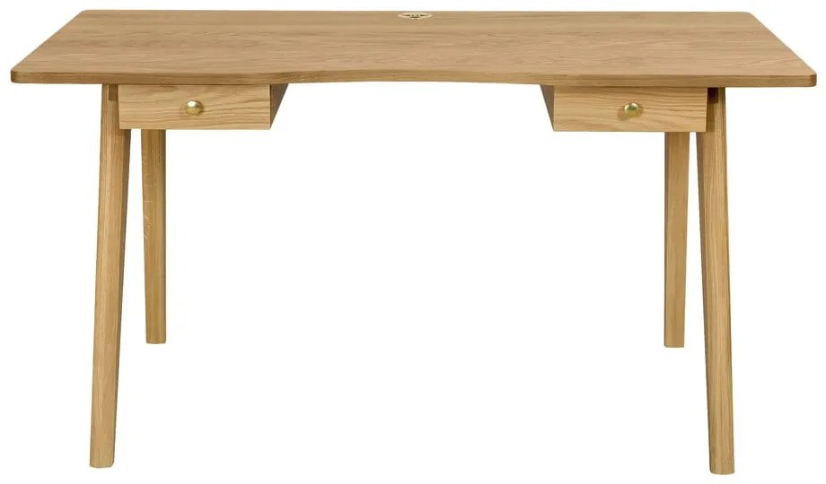 Работна маса от декор от дъб 70x140 cm Nice – Woodman