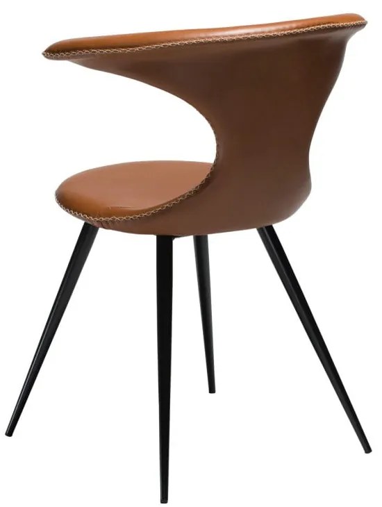 Кафяв стол от изкуствена кожа Flair - DAN-FORM Denmark