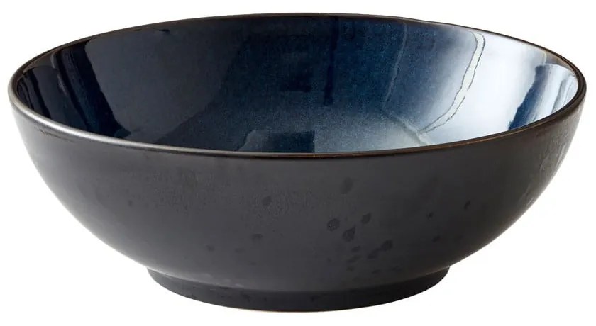 Черна/синя глинена купа ø 30 cm Gastro Dark Blue/Black – Bitz