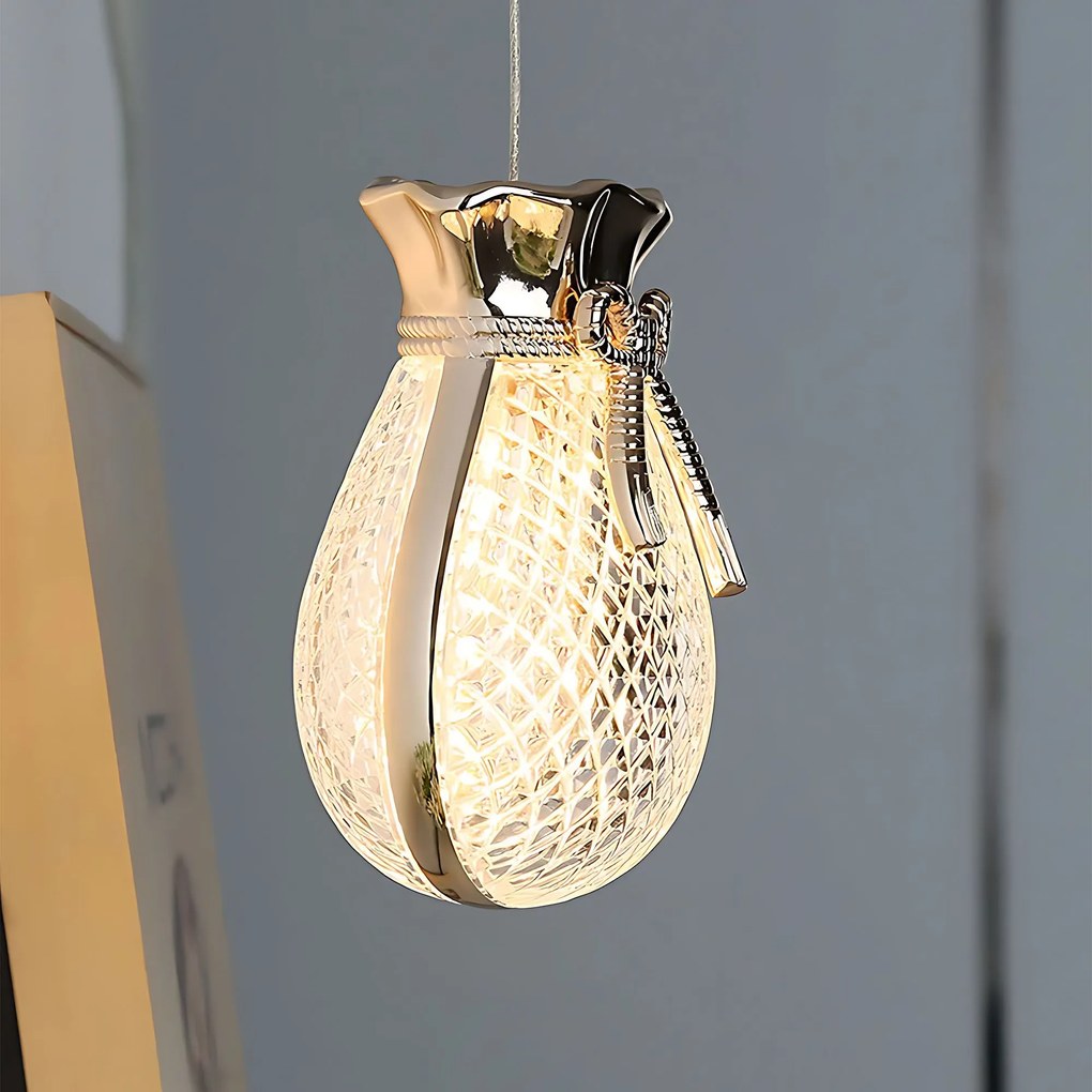 Висяща таванна лампа LHJ107-1CP light rose gold