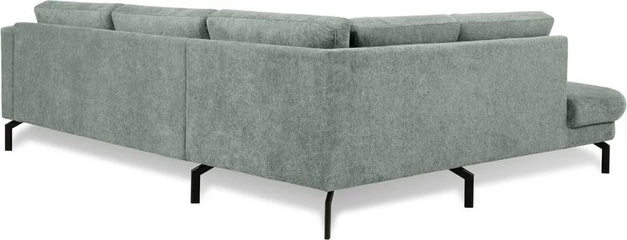 Светлосив ъглов диван (ляв ъгъл) Gomero – Scandic