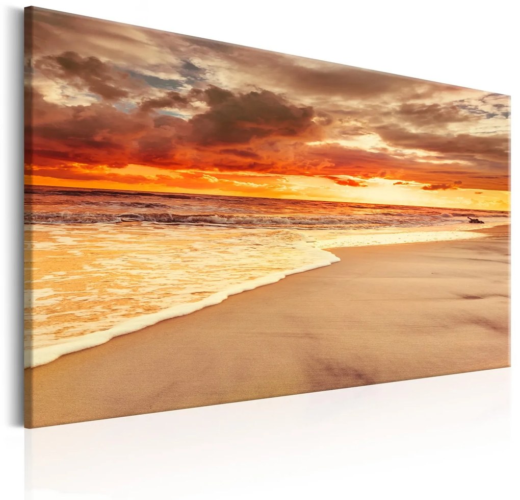 Печат върху платно - плаж: Beatiful Sunset II 120x80