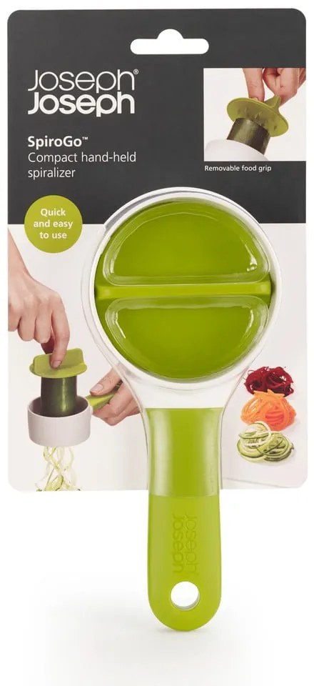 Зелен и бял спирализатор SpiroGo - Joseph Joseph