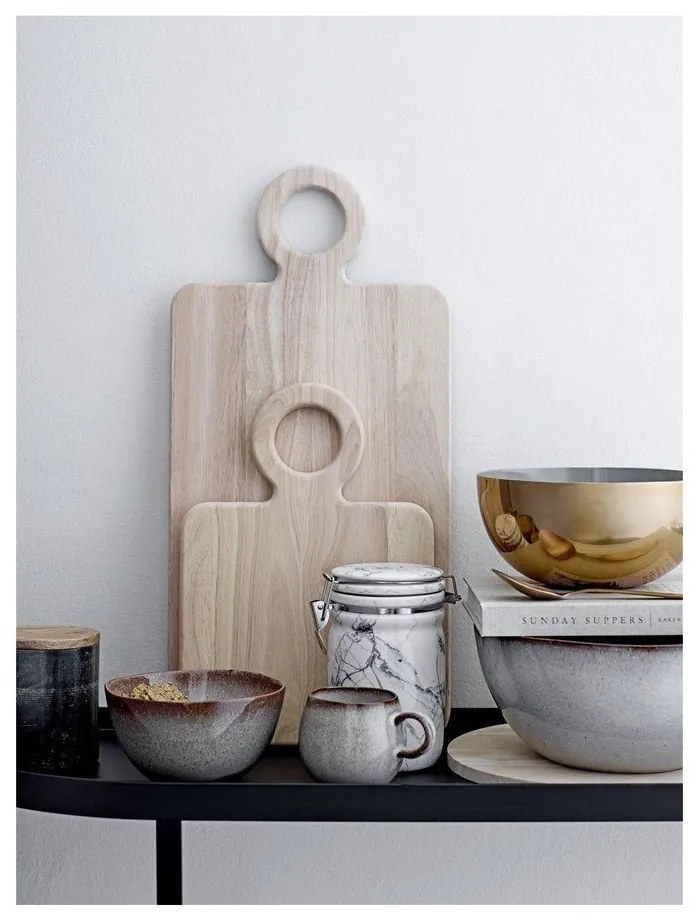 Сива керамична купа Sandrine - Bloomingville