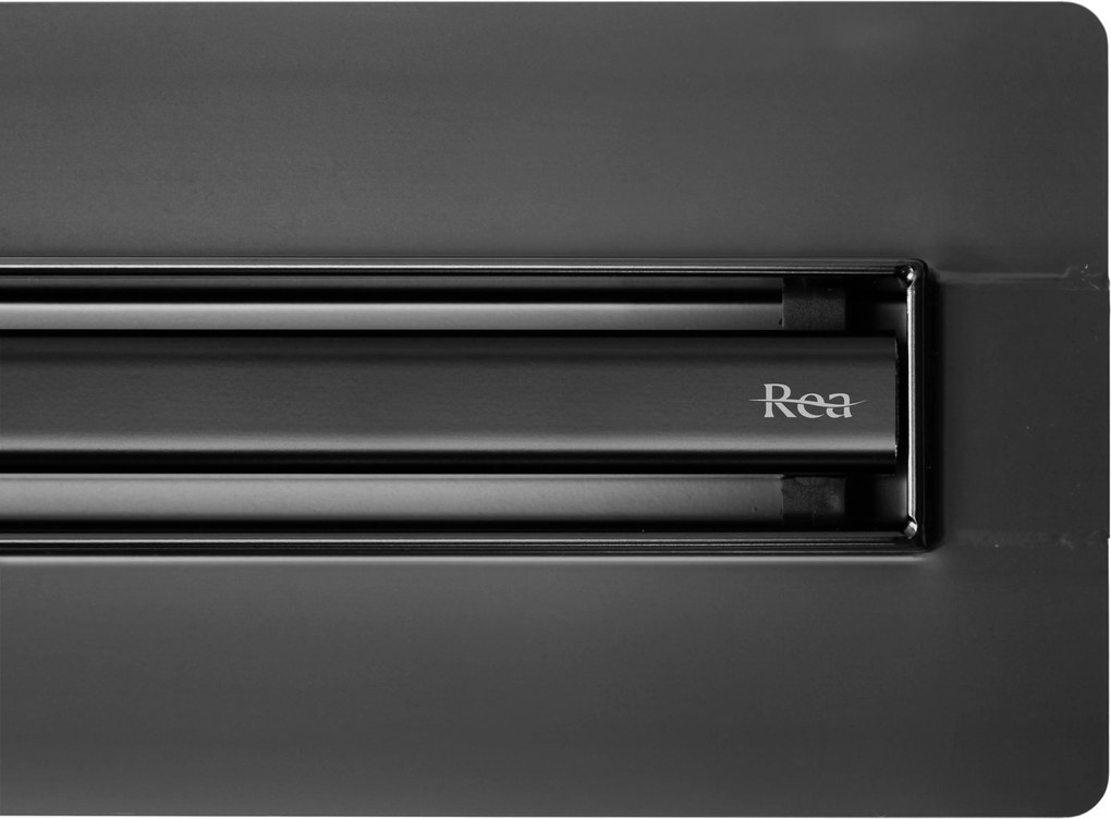 Линеен сифон Rea Neox Slim pro black 50