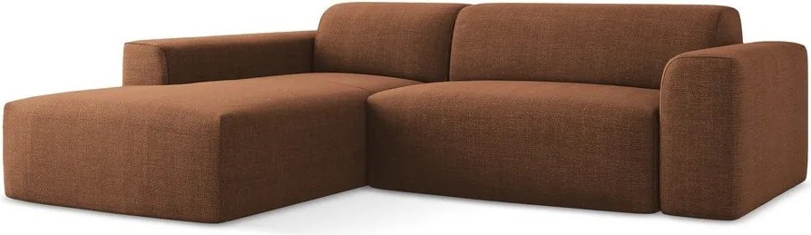 Теракотен ъглов диван (ляв ъгъл) Keli – Makamii