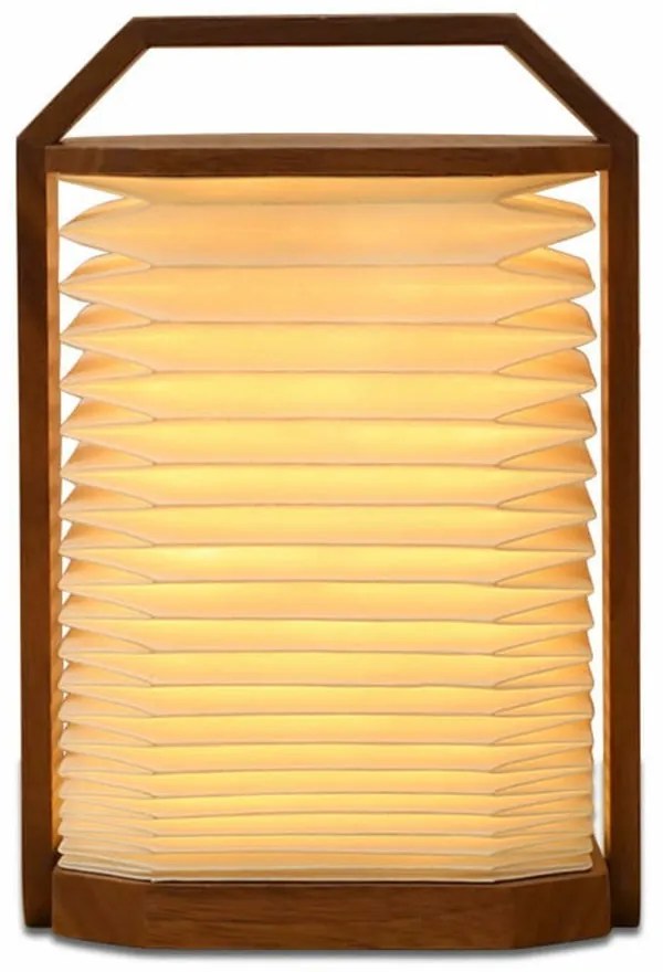 Бяла/в тъмно естествен цвят светлинна декорация с USB Origami – Gingko