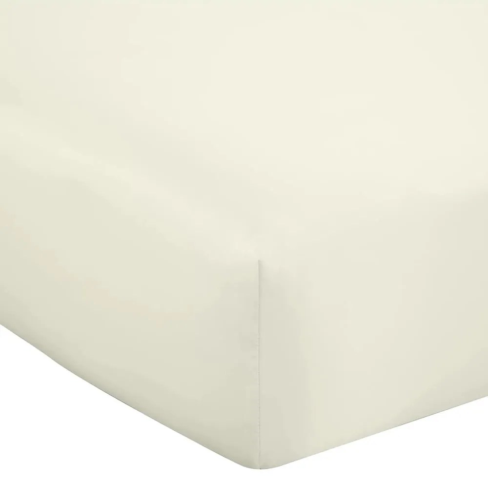 Бежов еластичен сатенен чаршаф 150x200 cm Silky Soft – Catherine Lansfield