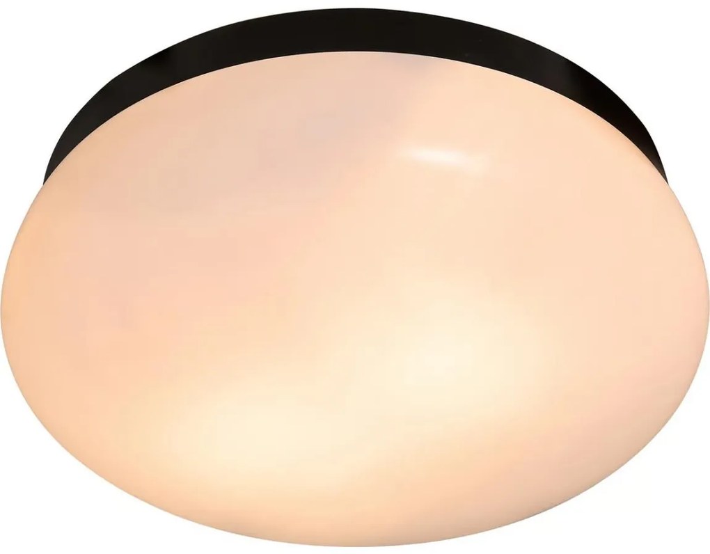 Nordlux - Плафон за баня FOAM 2xE27/55W/230V IP44 черен