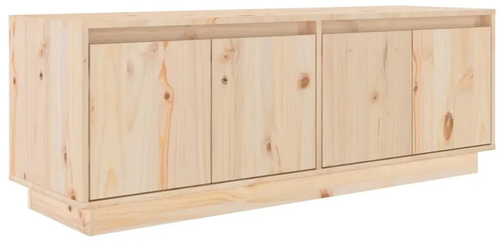 813849 vidaXL ТВ шкаф, 110x34x40 см, бор масив
