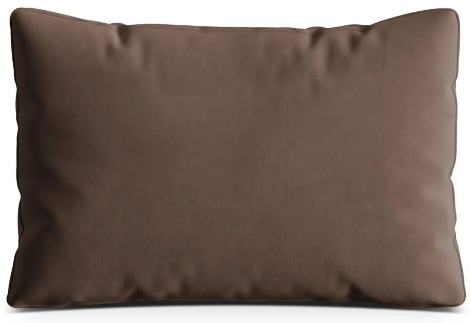 Кафява кадифена възглавница за диван Kemi – Cosmopolitan Design