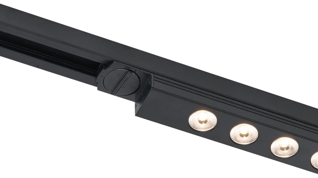 Модерна черна таванна лампа за 1-фазна релсова система 5W 370 lm 3000K - Iconic Tsiri