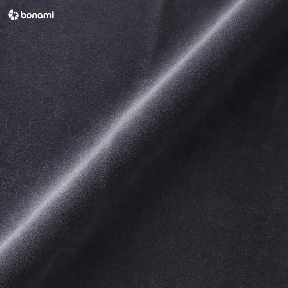 Отоман от сиво кадифе , 100 x 80 cm Vienna - Cosmopolitan Design