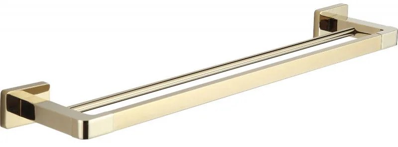 Mexen Asis двоен закачалка за кърпи, златен - 7017625-50